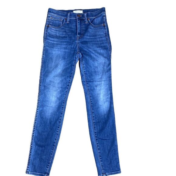 Madewell jeans 10” high rise skinny size 26 in Danny wash: tencel edition - Picture 5 of 10